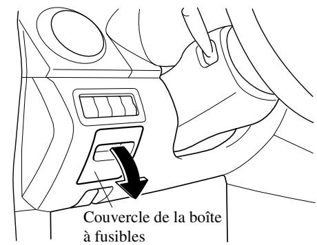 MAZDA CX-7 2012 - Remplacement des fusibles sur le côte conducteur - 1