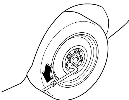 MAZDA CX-7 2012 - Retrait d'un pneu à plat - 1
