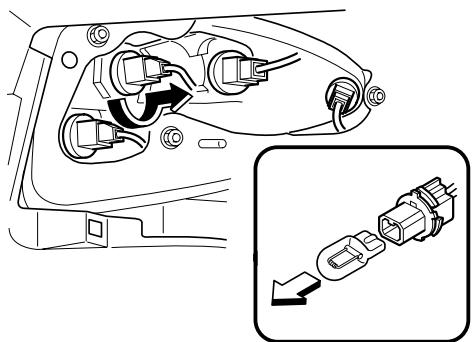 MAZDA CX-7 2012 - Feux de freinage/Feux arrêté,   clignotants arrêté, deux de recul, deux   de position arrêté - 4
