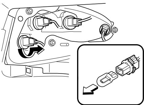 MAZDA CX-7 2012 - Feux de freinage/Feux arrêté,   clignotants arrêté, deux de recul, deux   de position arrêté - 5