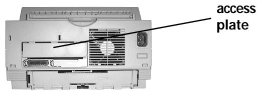 OKI COLOR8 - Removing the Access Plate - 1