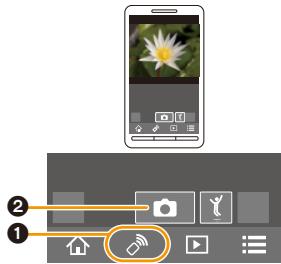 PANASONIC LUMIX DMC-FZ2000 - Pour prendre des images à l'aide d'un téléphone intelligent/tablette (enregistrement à distance) - 1