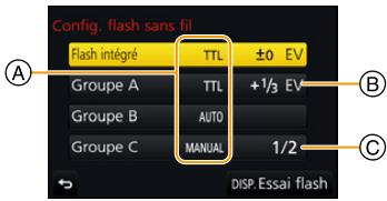 PANASONIC LUMIX DMC-FZ2000 - Appuyez sur / pour sélectionner l'élément, puis appuyez sur [menu/set]. - 1