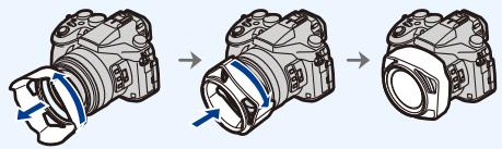 PANASONIC LUMIX DMC-FZ2000 - Mise en place du parasoleil - 5