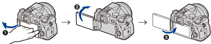 PANASONIC LUMIX DMC-FZ2000 - Ouverture/réglage de l'écran - 1