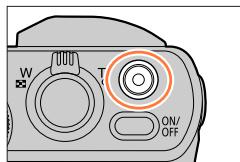 PANASONIC LUMIX DMC-TZ101 - Appuyez sur la touche d/images animées pour commencer à filmer. - 2