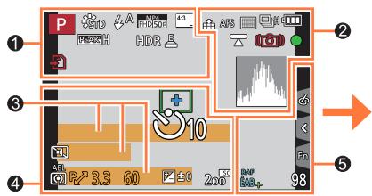 PANASONIC LUMIX DMC-TZ101 - Pendant l'enregistrement - 1