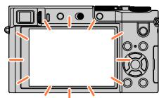 PANASONIC LUMIX DMC-TZ101 - Appuyez sur la touche [LVF]. - 3