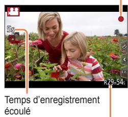 PANASONIC LUMIX DMC-TZ101 - Appuyez de nouveau sur la touche d'images animées pour arrêté de filmer. - 3