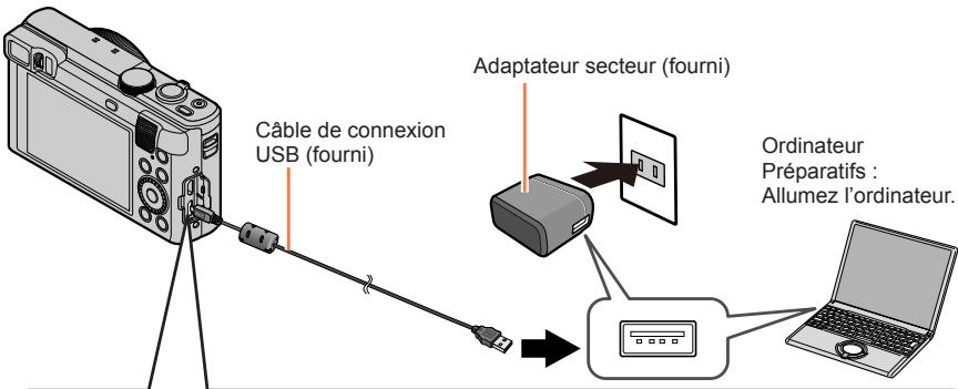 PANASONIC LUMIX DMC-TZ101 - Assurez-vous que l'appareil photo est hors tension. - 1