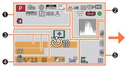 PANASONIC LUMIX DMC-TZ101 - Pendant l'enregistrement - 1