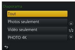 PANASONIC LUMIX DMC-TZ101 - Utilisez  pour selectionner [Demarrer] fais appuyez sur [MENU/SET]. - 1