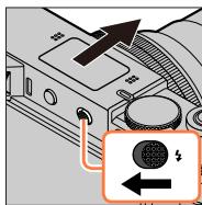 PANASONIC LUMIX DMC-TZ101 - Tz400/Tz401 Ouvrir/fermer le flash incorpore - 1