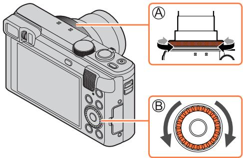 PANASONIC LUMIX DMC-TZ101 - Bague de commande/Molette de contrôle - 1