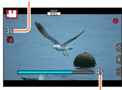 PANASONIC LUMIX DMC-TZ101 - Appuyez sur la touche d'images animées pour commencer à filmer. - 1