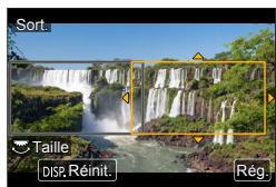 PANASONIC LUMIX DMC-TZ101 - - Modifier la position et la taille d'un cadre de recadrage - 1