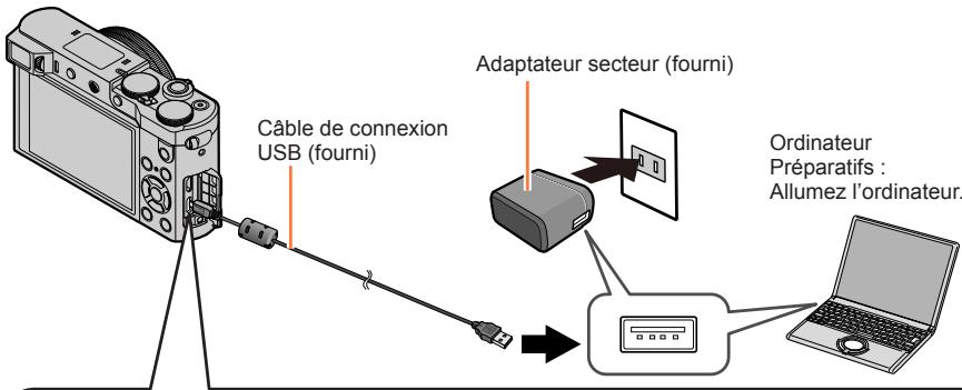 PANASONIC LUMIX DMC-TZ101 - Assurez-vous que l'appareil photo est hors tension. - 1