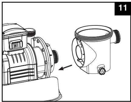 INTEX SF15220 - Installation du pré-filtre de la pompe : - 2