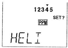 FUTABA FF6XS - EXAMPLE DE REGLAGE POUR UN HELICOPTERE - 2