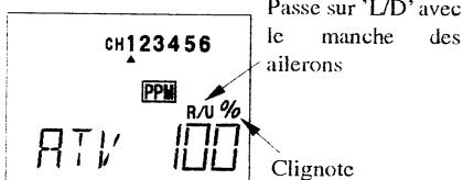 FUTABA FF6XS - EXAMPLE DE REGLAGE POUR UN AVION - 15