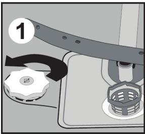 FUNIX FDW313A - Remplissage du compartment à sel - 1