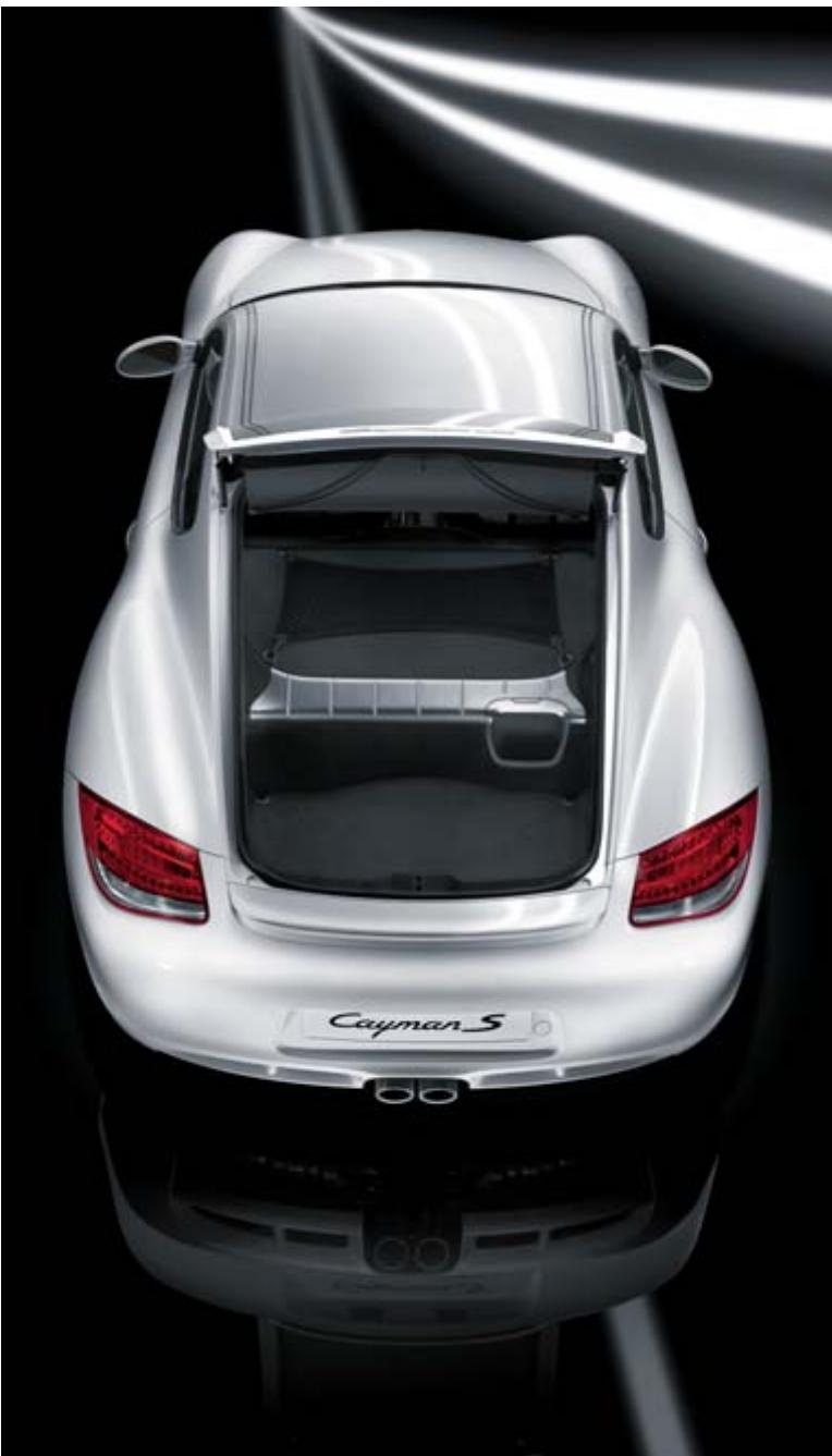 PORSCHE CAYMAN S - Coffre arrriere. - 4