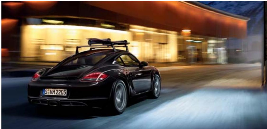 PORSCHE CAYMAN S - Système de transport sur toit. - 1