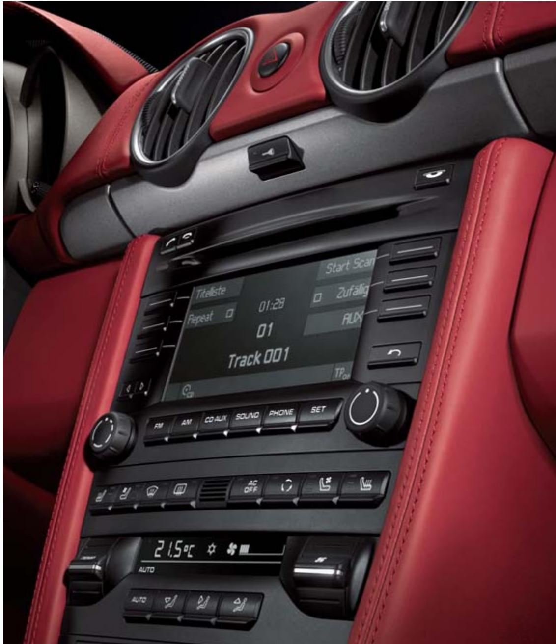 PORSCHE CAYMAN S - Système audio CDR-30. - 1
