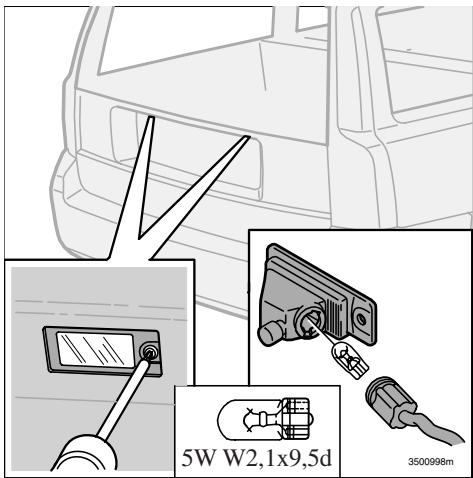 VOLVO V70 R - Remplacement des ampoules - 1