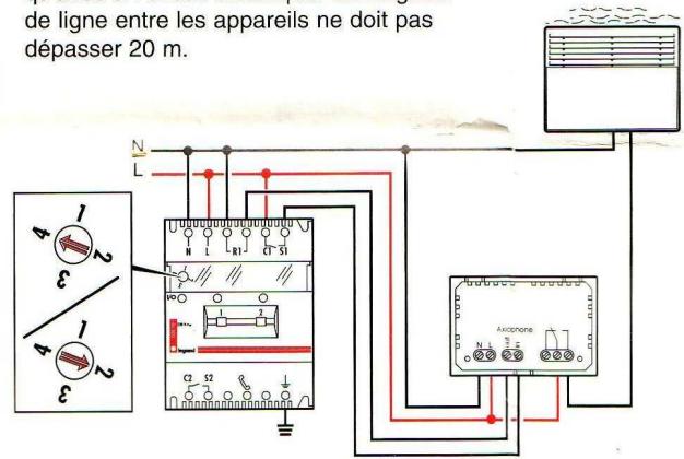 LEGRAND 744 37 - Interconnexion avec un axiophone. - 1
