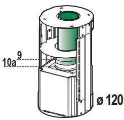 ROBLIN CYLINDRE/2 - 5029007 - Branchement avec un tube de 120 - 2