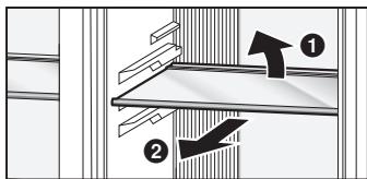 PANASONIC NR-BS53VW3-E - Chapa de trenaje del dispensador de hielo/agua y bandeja de agua - 1
