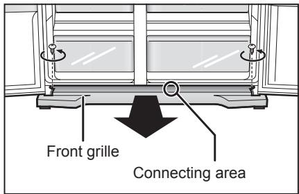 PANASONIC NR-BS53VW3-E - Reconnecting the water supply hoses - 2