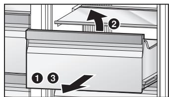 PANASONIC NR-BS53VW3-E - Égouttoir et bac de récupération d'eau du distributeur eau/glace - 2