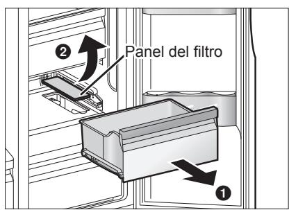 PANASONIC NR-BS53VW3-E - Instalación del filtro de agua - 1