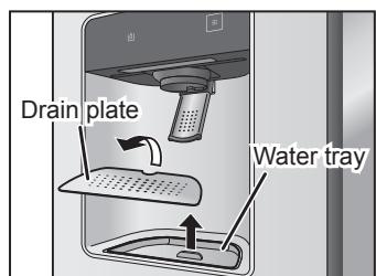 PANASONIC NR-BS53VW3-E - Ice/Water dispenser drain plate and water tray - 7