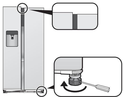 PANASONIC NR-BS53VW3-E - Si la puerta derecha está por debajo de la puerta izquierda - 2