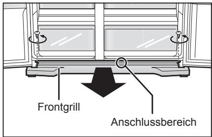 PANASONIC NR-BS53VW3-E - Wiederanschlieben der Wasserzufuhrschläuche - 2