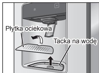 PANASONIC NR-BS53VW3-E - Płtyka ociekowa i tacka na wode Dozownika lodu/wody - 7