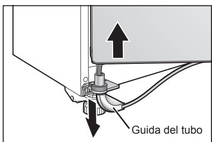 PANASONIC NR-BS53VW3-E - Rimuovere la guida del tubo, quando rimuovere la porta. - 2