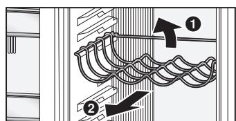 PANASONIC NR-BS53VW3-E - Égouttoir et bac de récupération d'eau du distributeur eau/glace - 4
