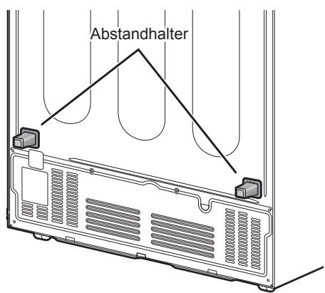 PANASONIC NR-BS53VW3-E - Installieren der Abstandhalter - 2