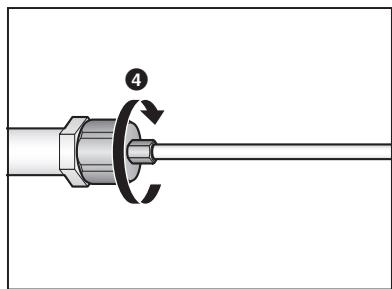 PANASONIC NR-BS53VW3-E - Tighten the coupling hose connector to the hose connector. - 3