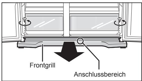 PANASONIC NR-BS53VW3-E - Entfernen des Frontgrills - 1