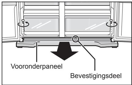 PANASONIC NR-BS53VW3-E - Weer vastmaken van de watertoevoerslangen - 2