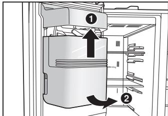 PANASONIC NR-BS53VW3-E - Chapa de trenaje del dispensador de hielo/agua y bandeja de agua - 6