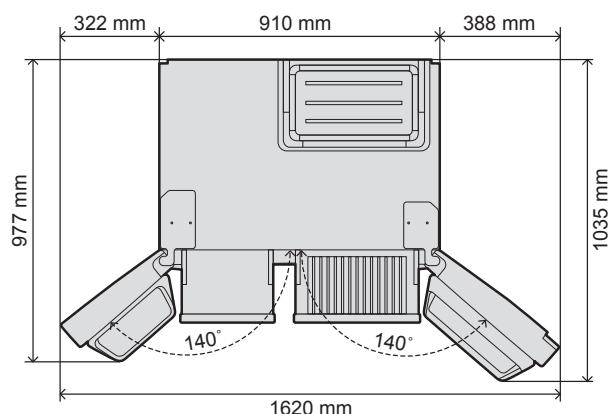 PANASONIC NR-BS53VW3-E - Instalacja podkliadek dystansowych - 4