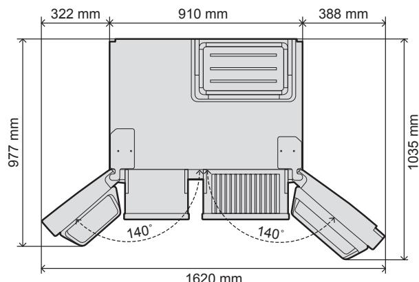 PANASONIC NR-BS53VW3-E - Instalación de los espaciadores - 4