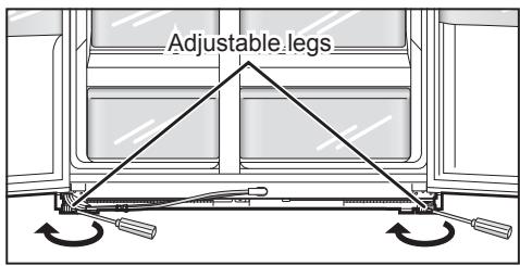 PANASONIC NR-BS53VW3-E - Securing the refrigerator - 1
