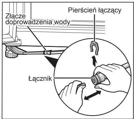 PANASONIC NR-BS53VW3-E - Ponowne przyłączanie przewodów doprowadzajycch wode - 3